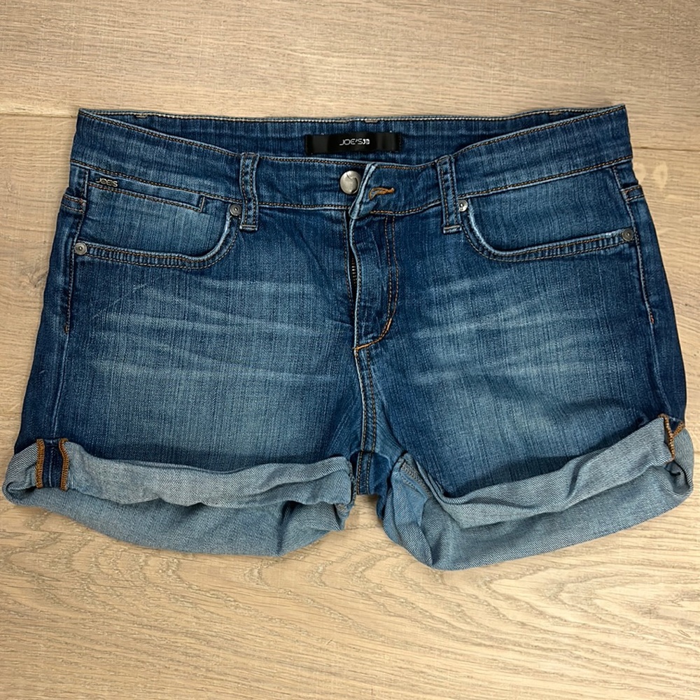 Joe’s Jeans loose rolled jean shorts